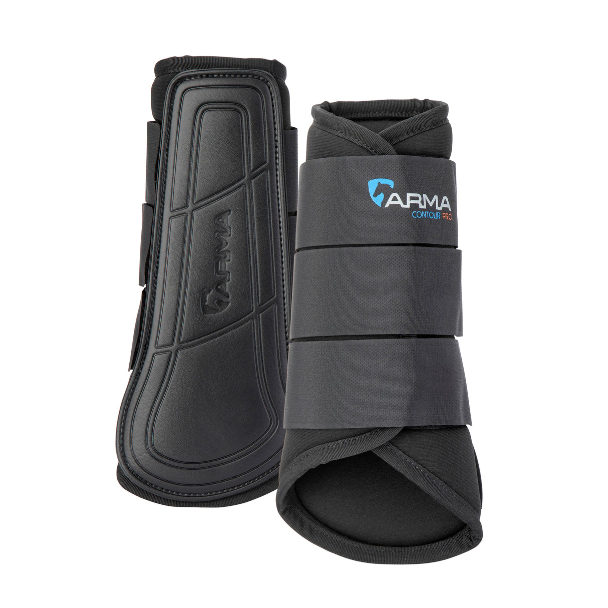 Shires ARMA Contour Pro Brushing Boots #colour_black