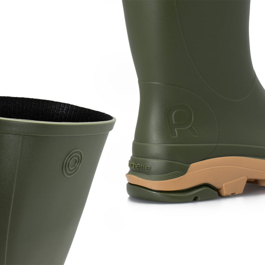 Rouchette Remoove Khaki Boot #colour_khaki
