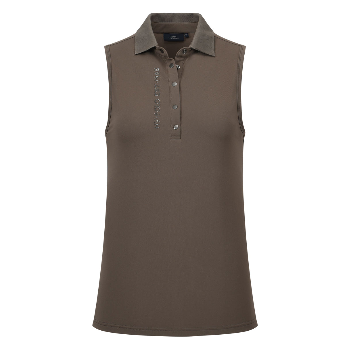 HV Polo Myrthe Sleeveless Polo Shirt #colour_stone