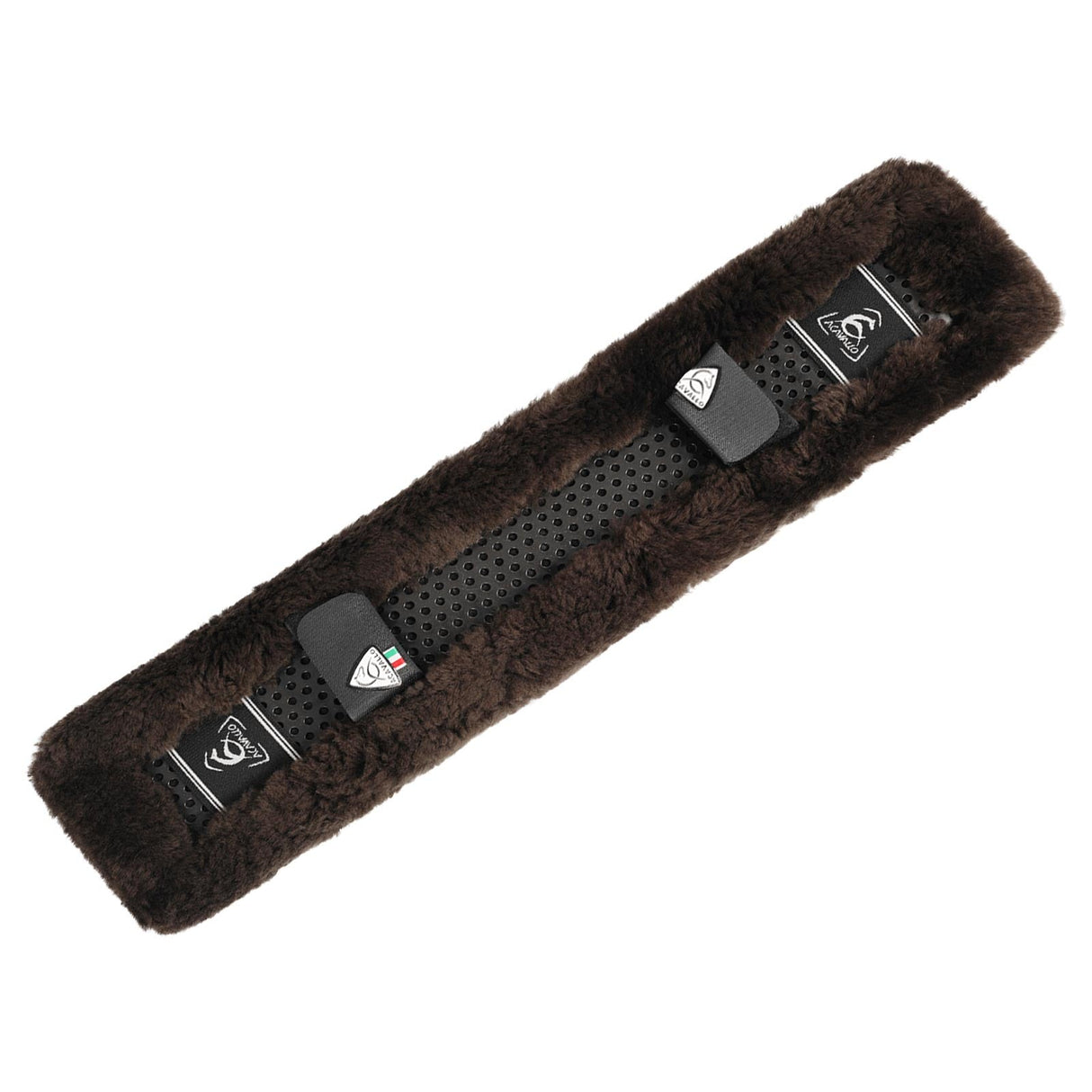 Acavallo Girth Sleeve Gel Classic Sheepskin #colour_brown