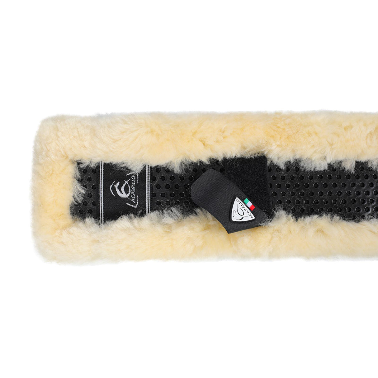 Acavallo Girth Sleeve Gel Classic Sheepskin #colour_natural