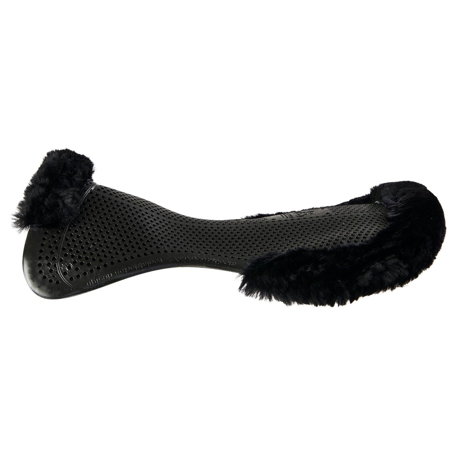 Acavallo Gel Ns-S Classic-S 1/2 Cut-Out Dri-Lex Flat #colour_black-black