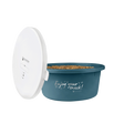 Waldhausen Small Feeding Bowl "Enjoy Your Snack" With Lid #colour_petrol-blue