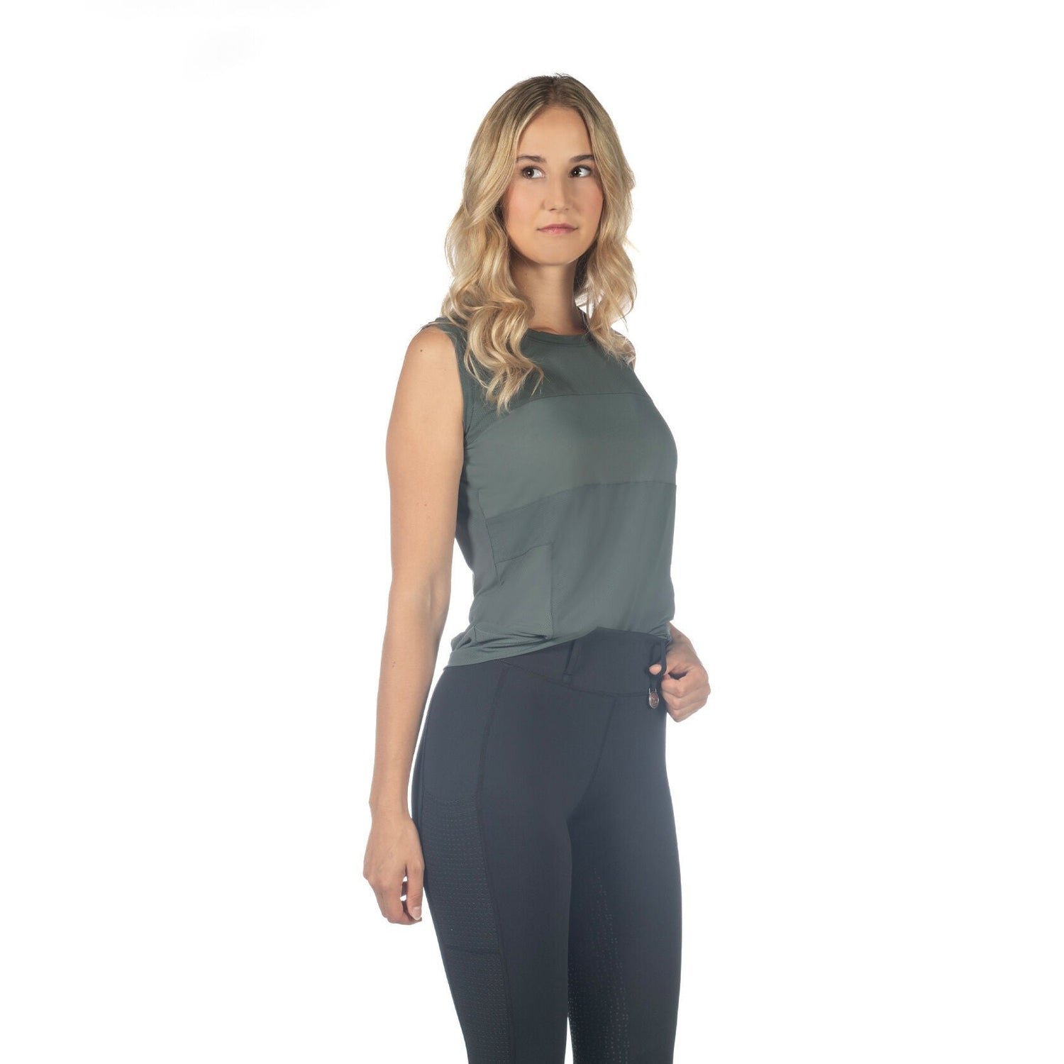 HKM Top -Mila- #colour_grey-green