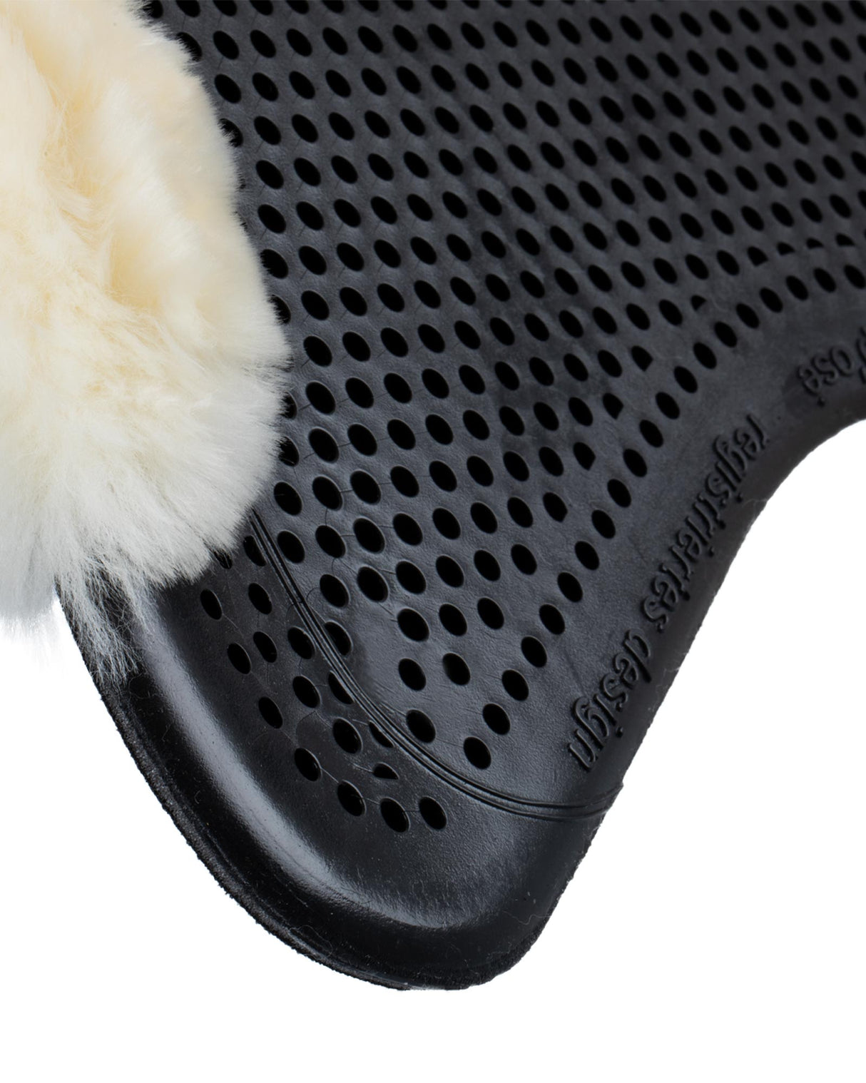 Acavallo Gel Ns-S Classic-S 1/2 Cut-Out Dri-Lex Flat #colour_natural-black