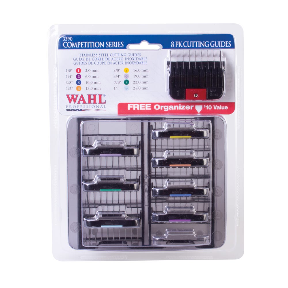 Wahl Stainless Steel Competition Comb Set in Container