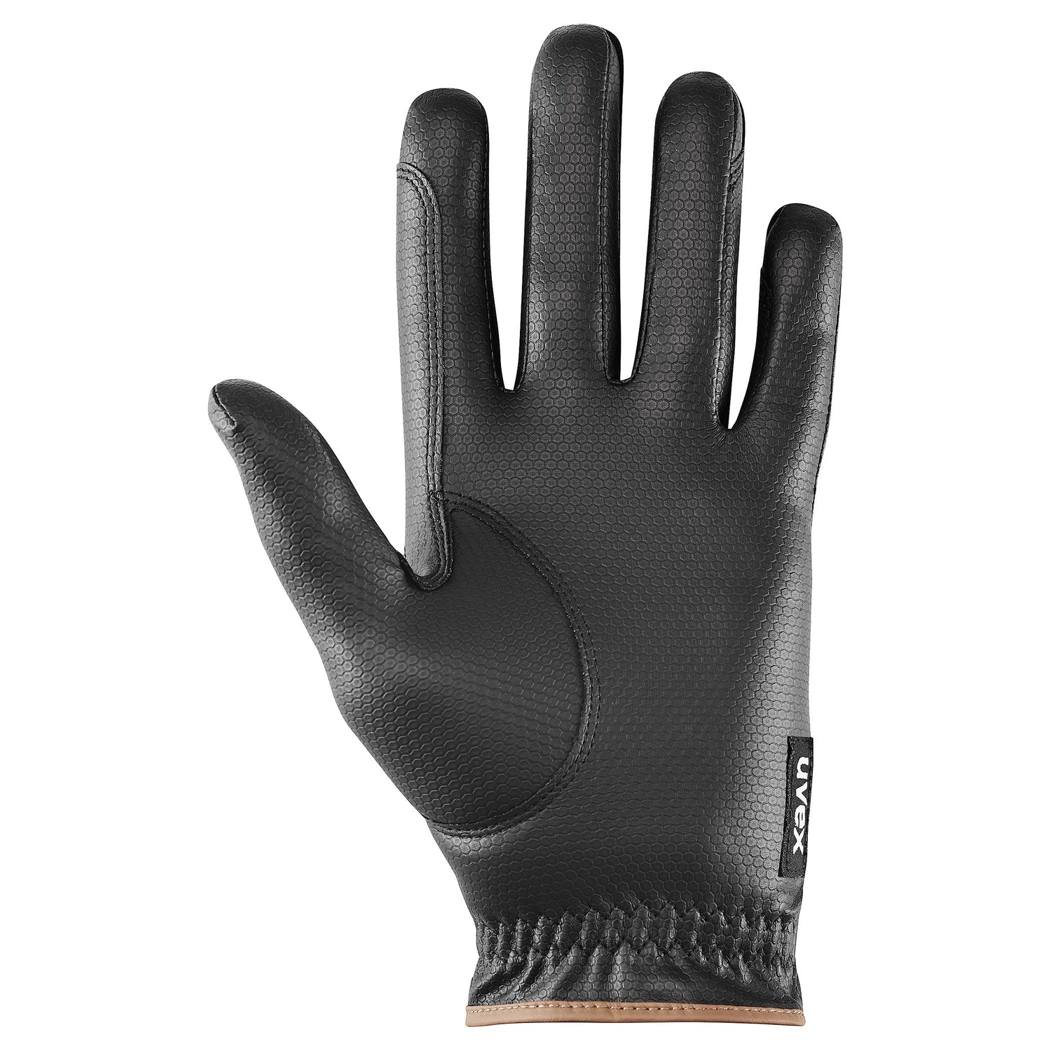 Uvex Topstyle Riding Gloves #colour_black-caramel
