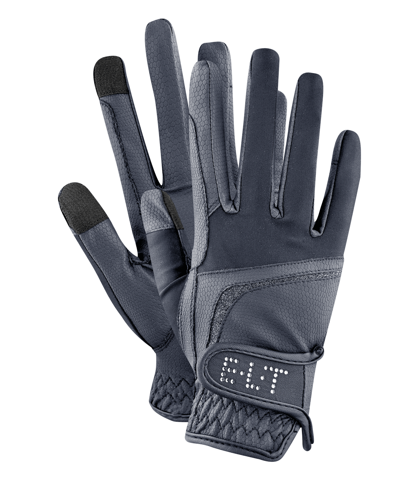 E.L.T Noelle Riding Glove #colour_deep-blue
