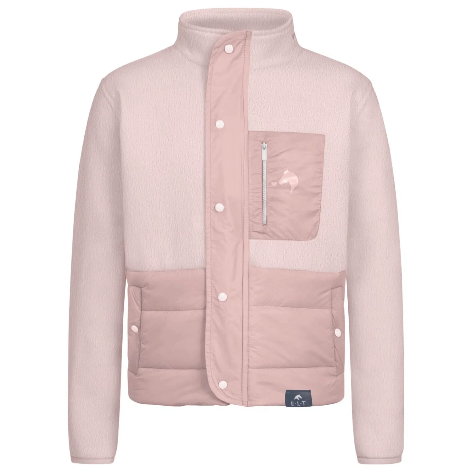 E.L.T Children's Lucky Malou Quilted Jacket #colour_pale-pink