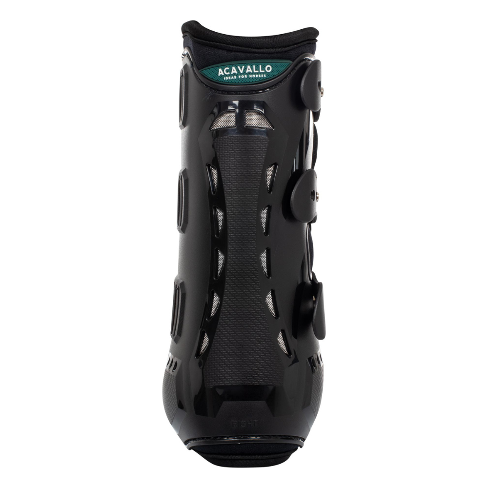 Acavallo Anatomical Hind Dressage Boots #colour_black