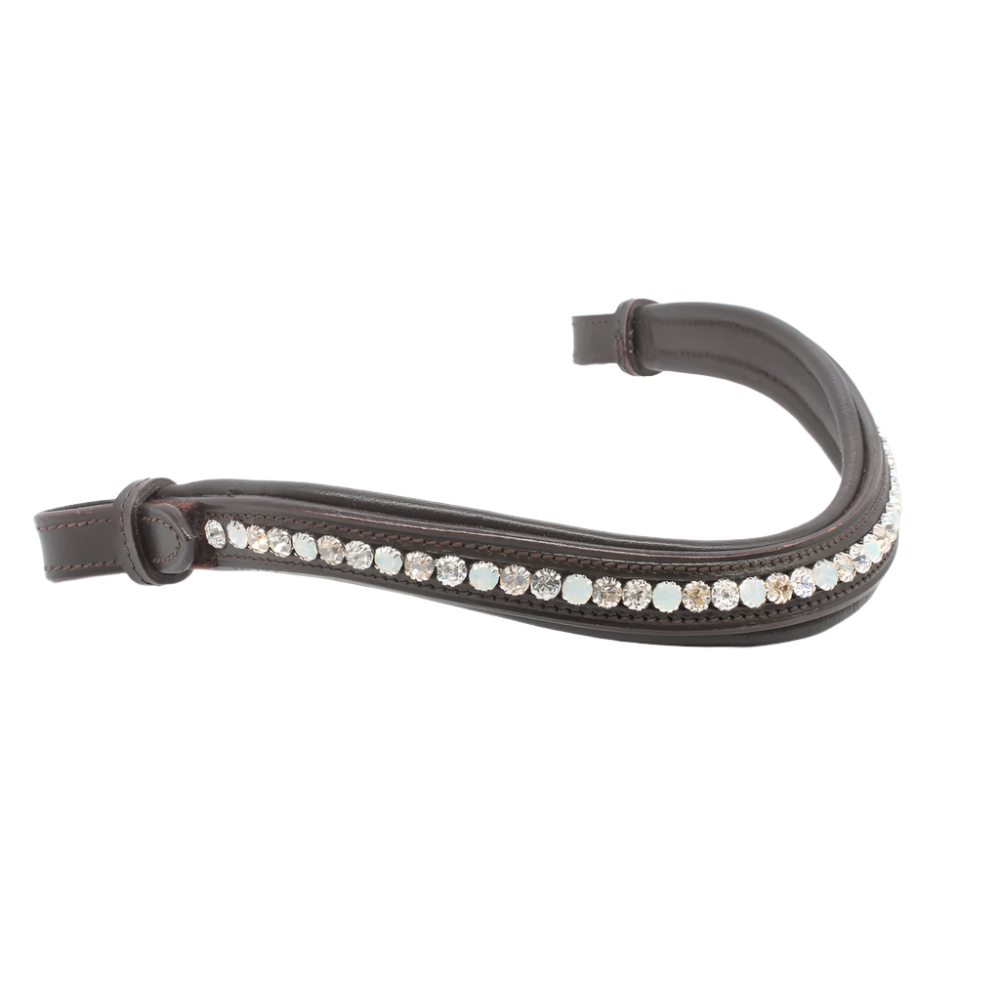 Mackey Crystal Sparkle Browband #colour_brown