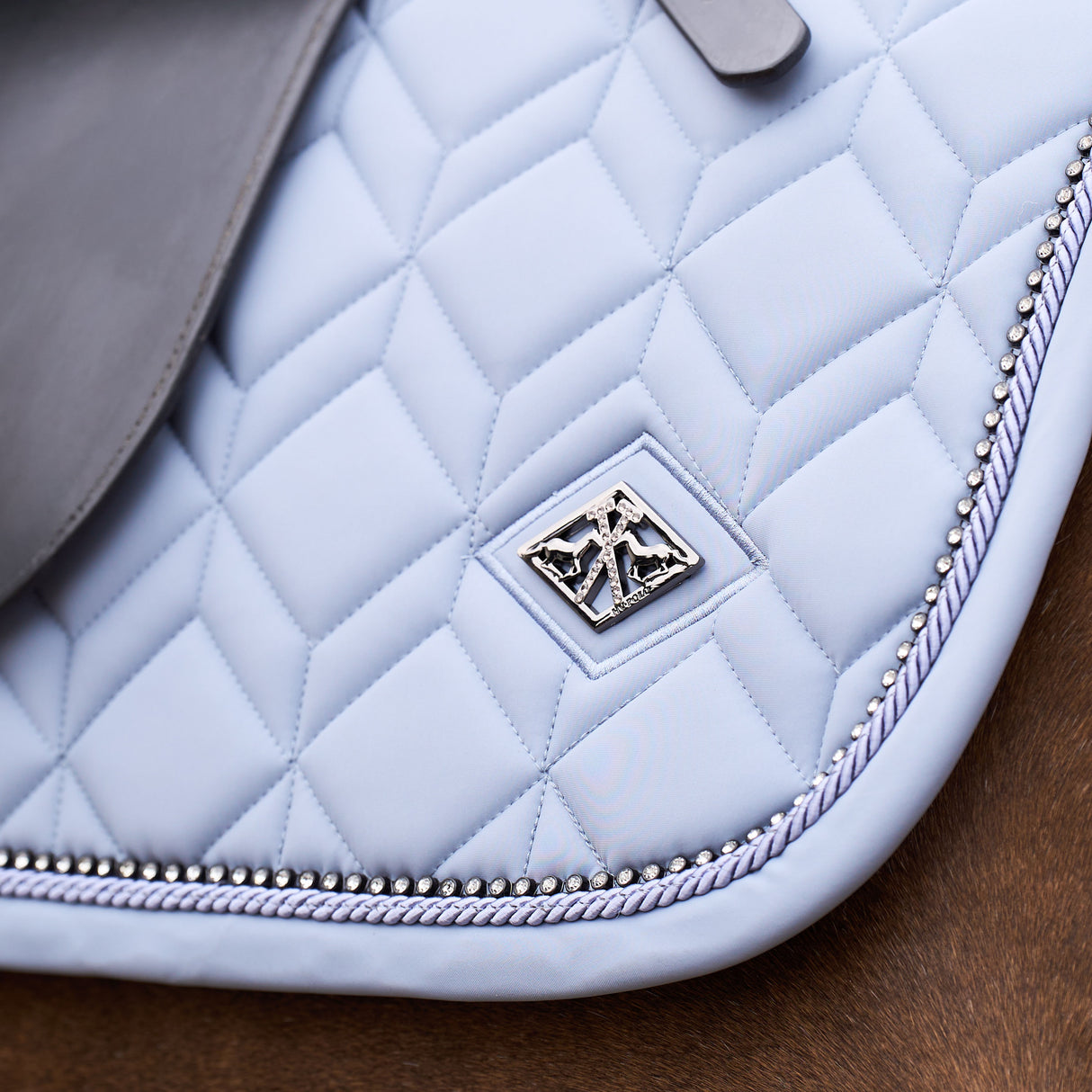 HV Polo Classic GP Saddle Pad #colour_dark-mist-blue