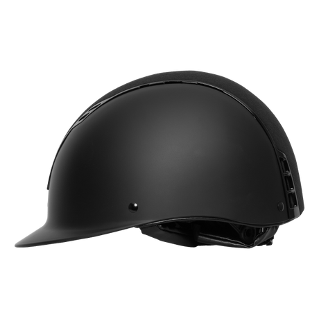 SWING H22 Riding Helmet #colour_black-matt-black-velvet