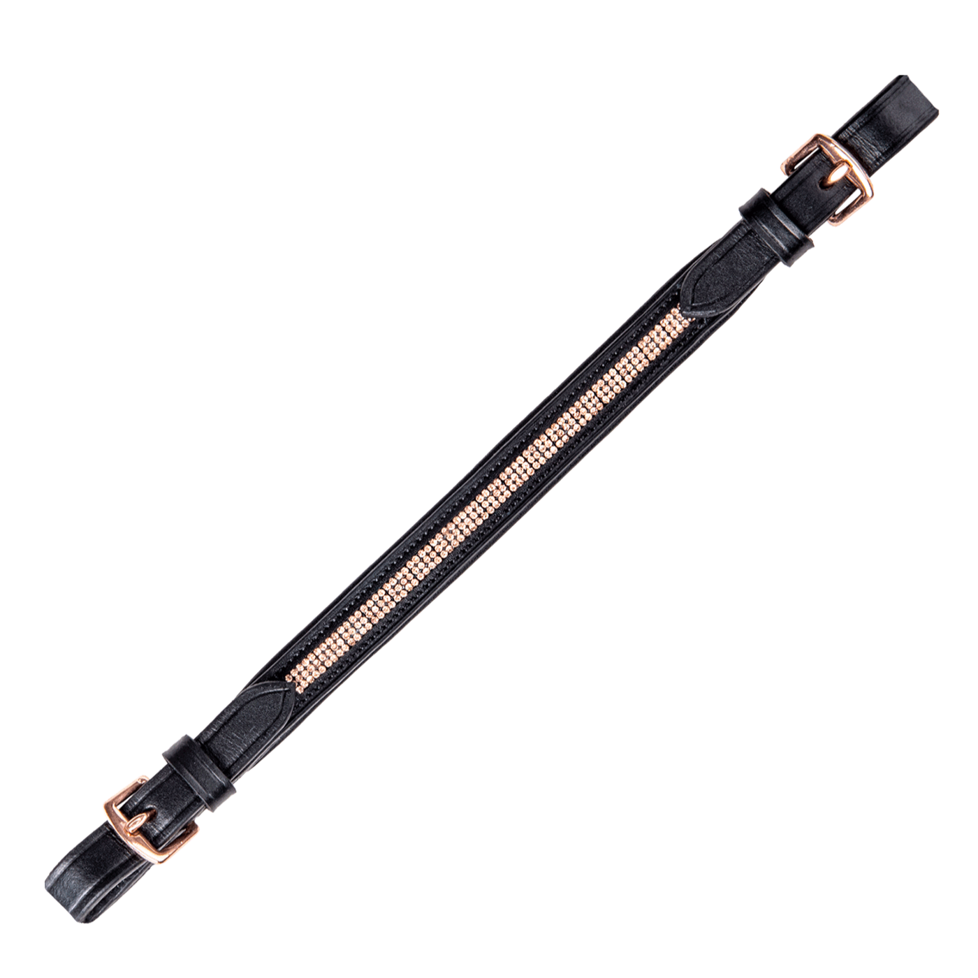Waldhausen Saddle Handle with Rhinestones #colour_black-rose