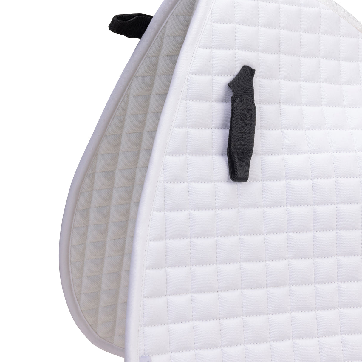 Shires ARMA Deluxe Cotton Saddlecloth #colour_white