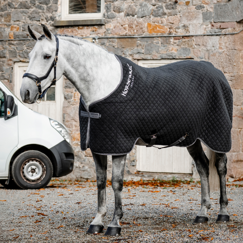 Horseware Ireland Thermal Cooler #colour_Black-Thunderstorm Grey-Silver