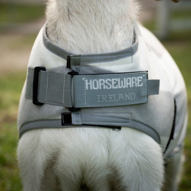 Horseware Ireland Newmarket Goat Fleece #colour_whitney-charcoal