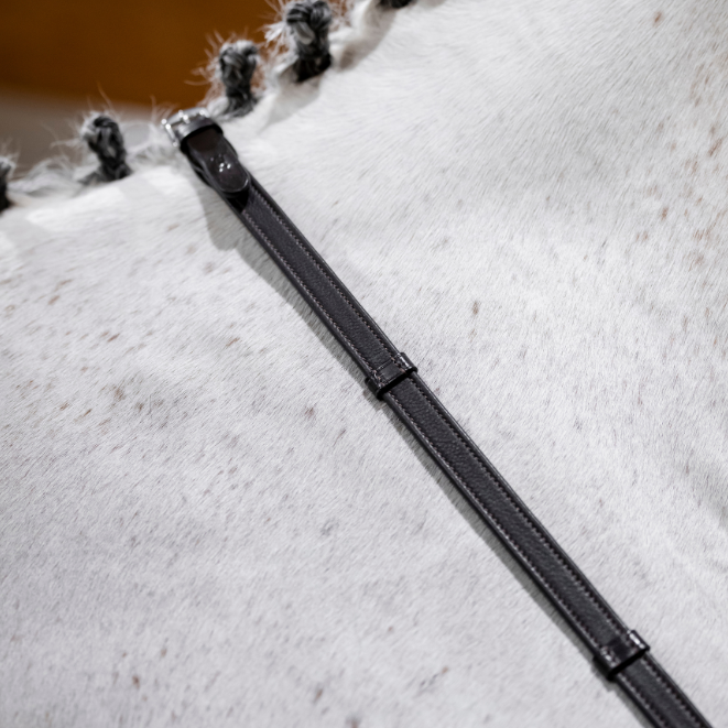 Horseware Ireland Jumper Reins with Stoppers #colour_brown