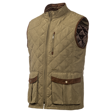 Baleno Thames Mens Stylish Quilted Bodywarmer #colour_light-khaki