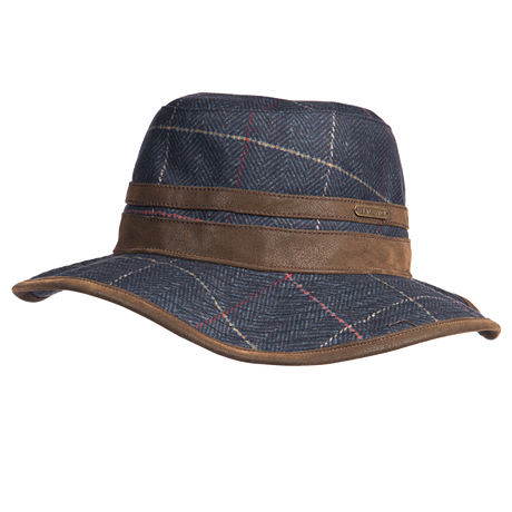 Baleno Caitlin Multiple-Purpose Tweed Hat #colour_check-navy