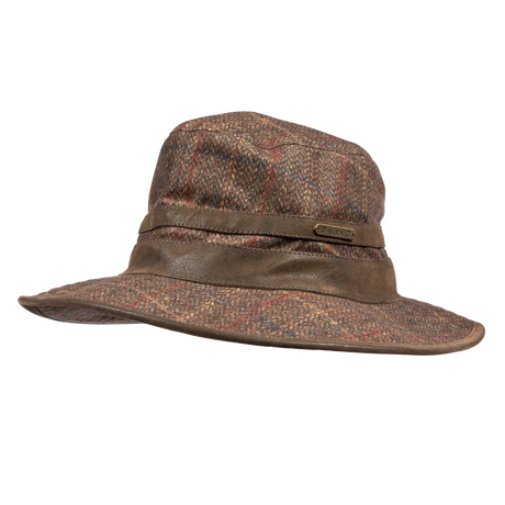 Baleno Caitlin Multiple-Purpose Tweed Hat #colour_check-brown