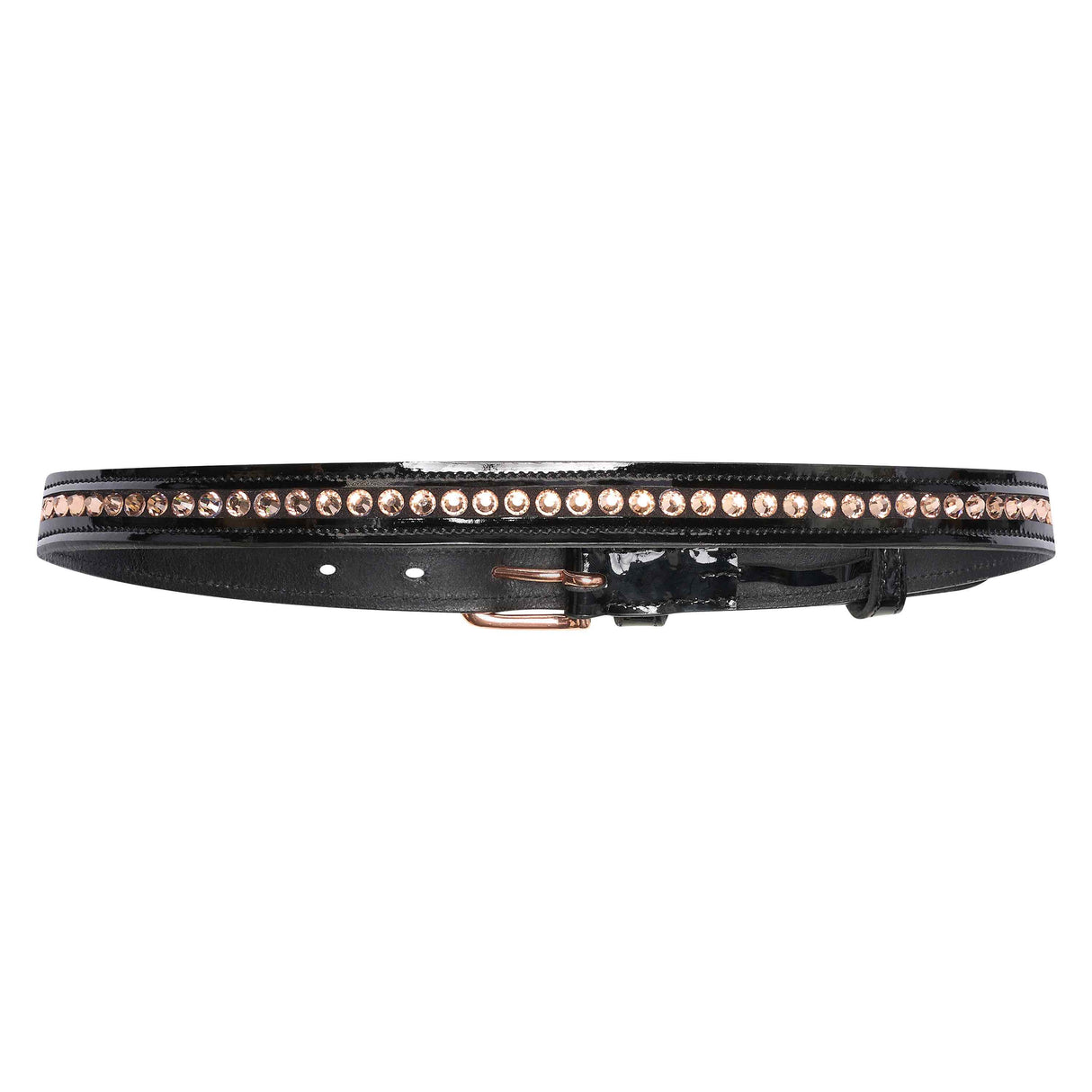 Imperial Riding Lania Sparkle Belt #colour_black-rose-gold
