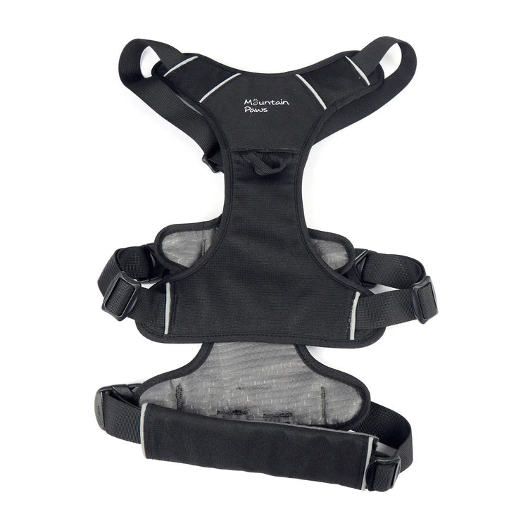 Mountain Paws 3-Strap Dog Harness #colour_black