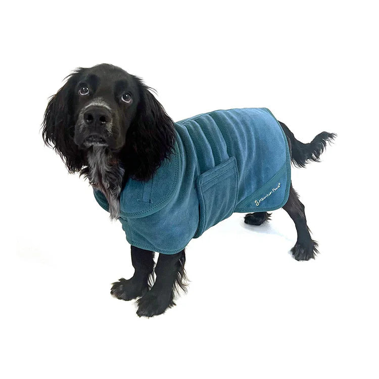 Mountain Paws Dog Robe #colour_blue