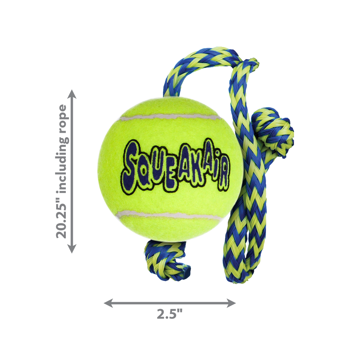 KONG SqueakAir Ball avec corde