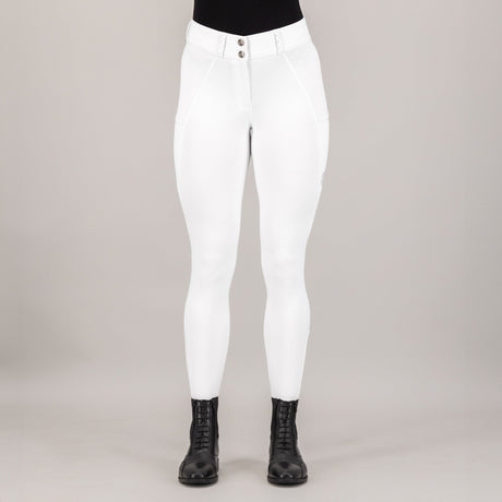 Imperial Riding Children's Bliss Full Grip Riding Breeches #Colour_white