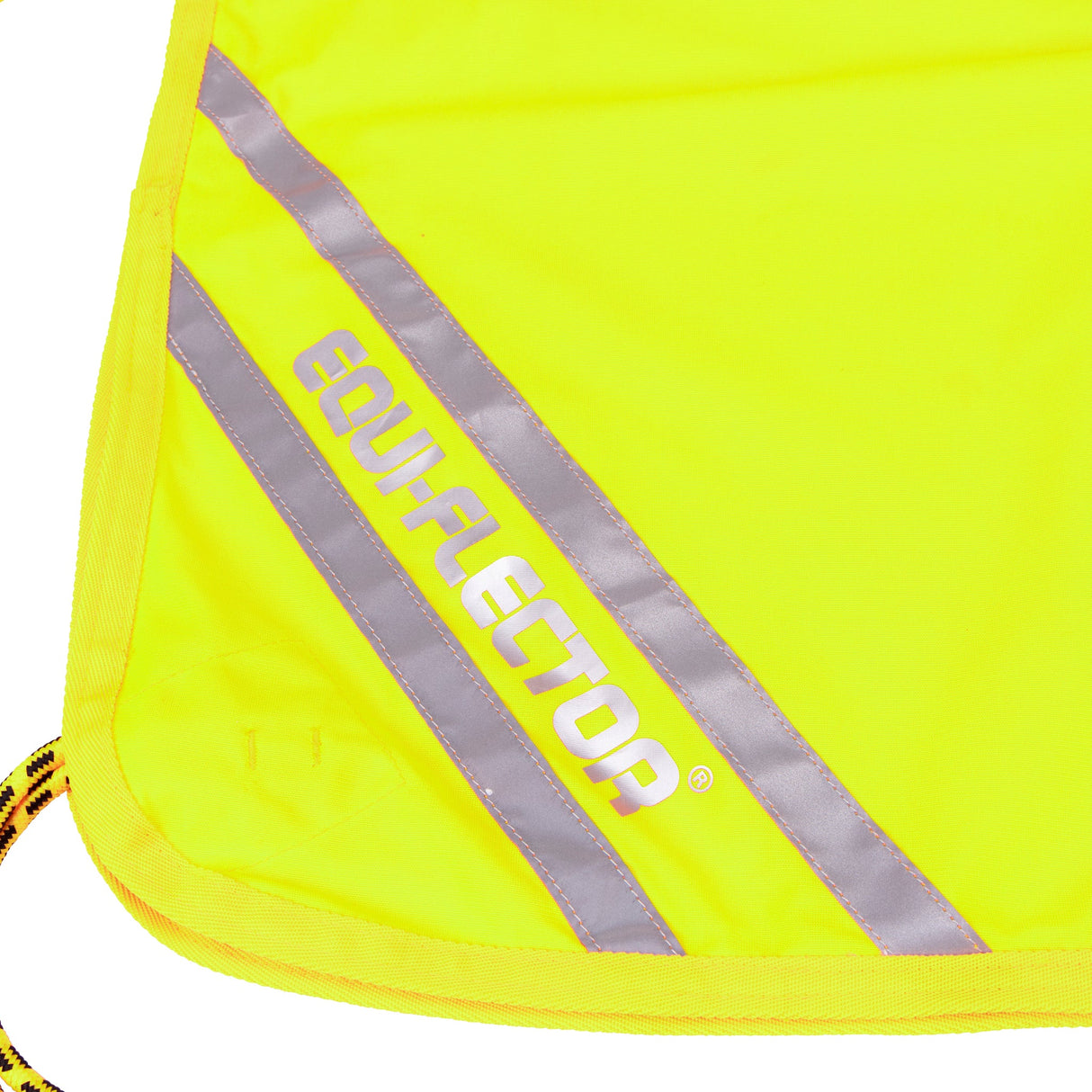 Shires EQUI-FLECTOR® Mesh Quarter Sheet #colour_yellow