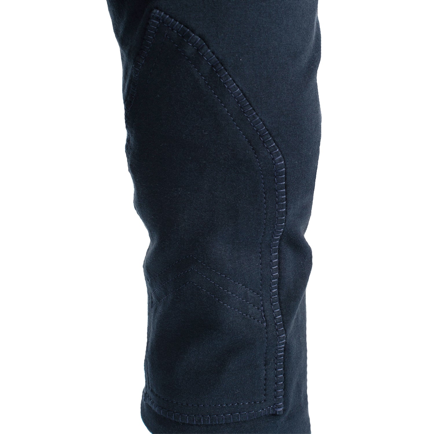 Equestro Leilani Model Junior Jodhpur Breeches In Stretch Material #colour_blue