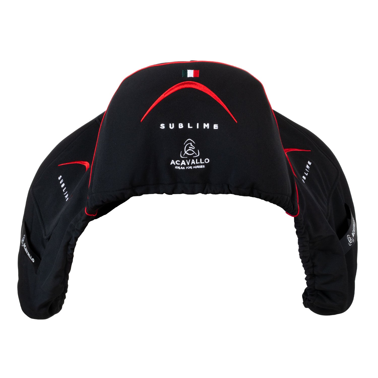 Acavallo Sublime Jumping Saddle Cover Bag #colour_black