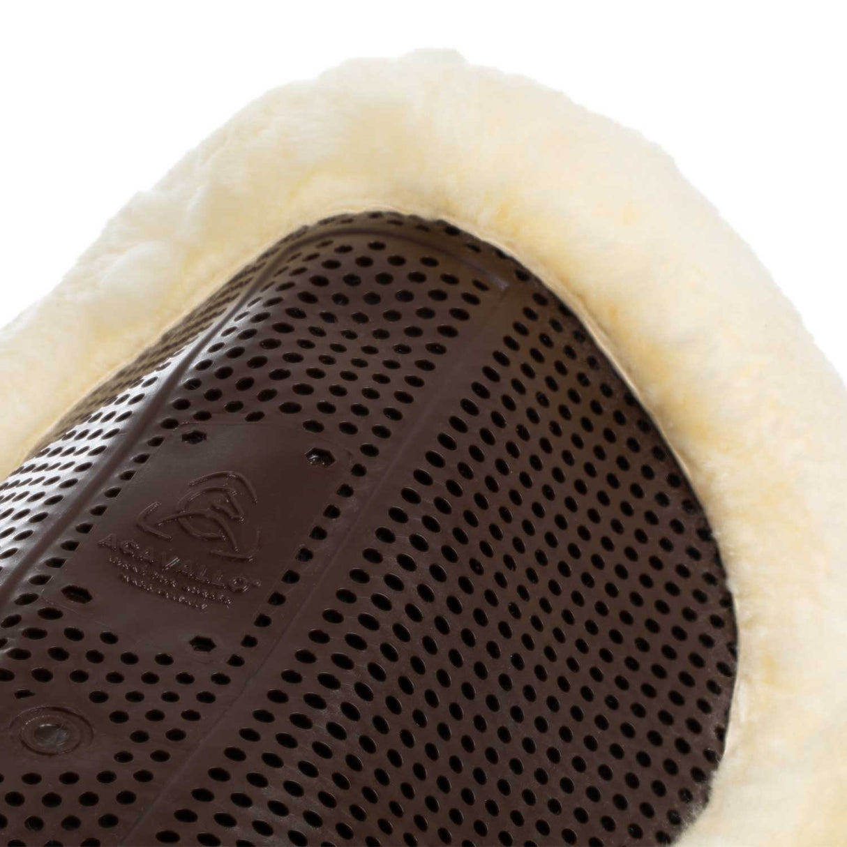 Acavallo Gel Ns-S Classic-S 1/2 Cut-Out Flat #colour_brown-natural