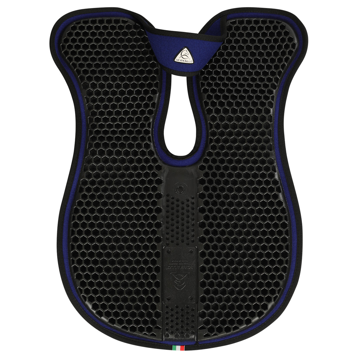 Acavallo Slim Pad WFS Felt Hexagonal Gel Flat #colour_blue