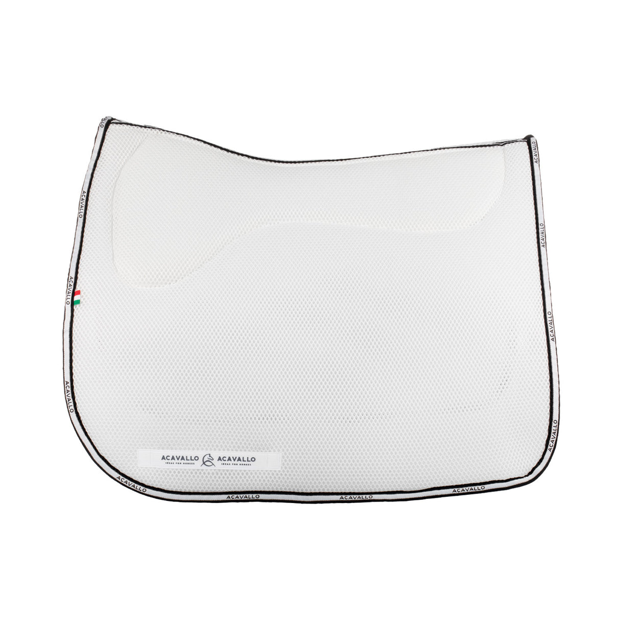 Acavallo Saddle Pad DS CW-3Ds Memory Foam 3D Spacer #white