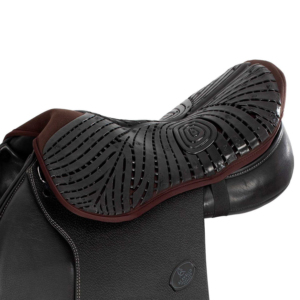 Acavallo Standard Seat Saver Jumping Air Plus Gel-Out Dri-Lex 10mm #colour_brown