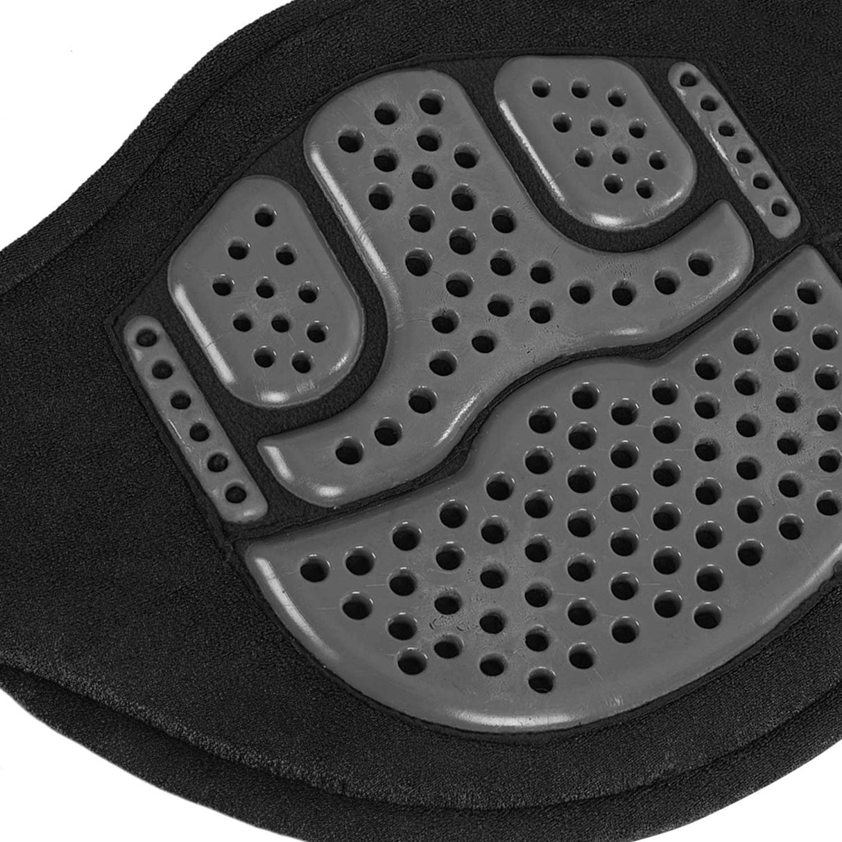 Acavallo Jumping Stud Guard Girth Gel Classic PVC #colour_black