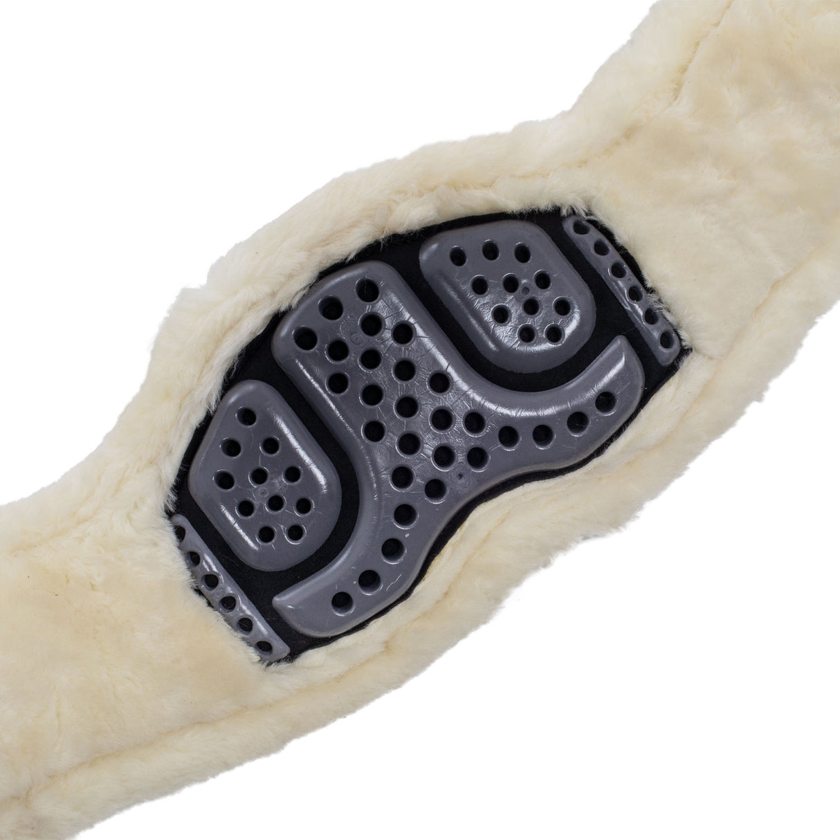 Acavallo Dressage Girth Classic Gel Sheepskin #colour_brown