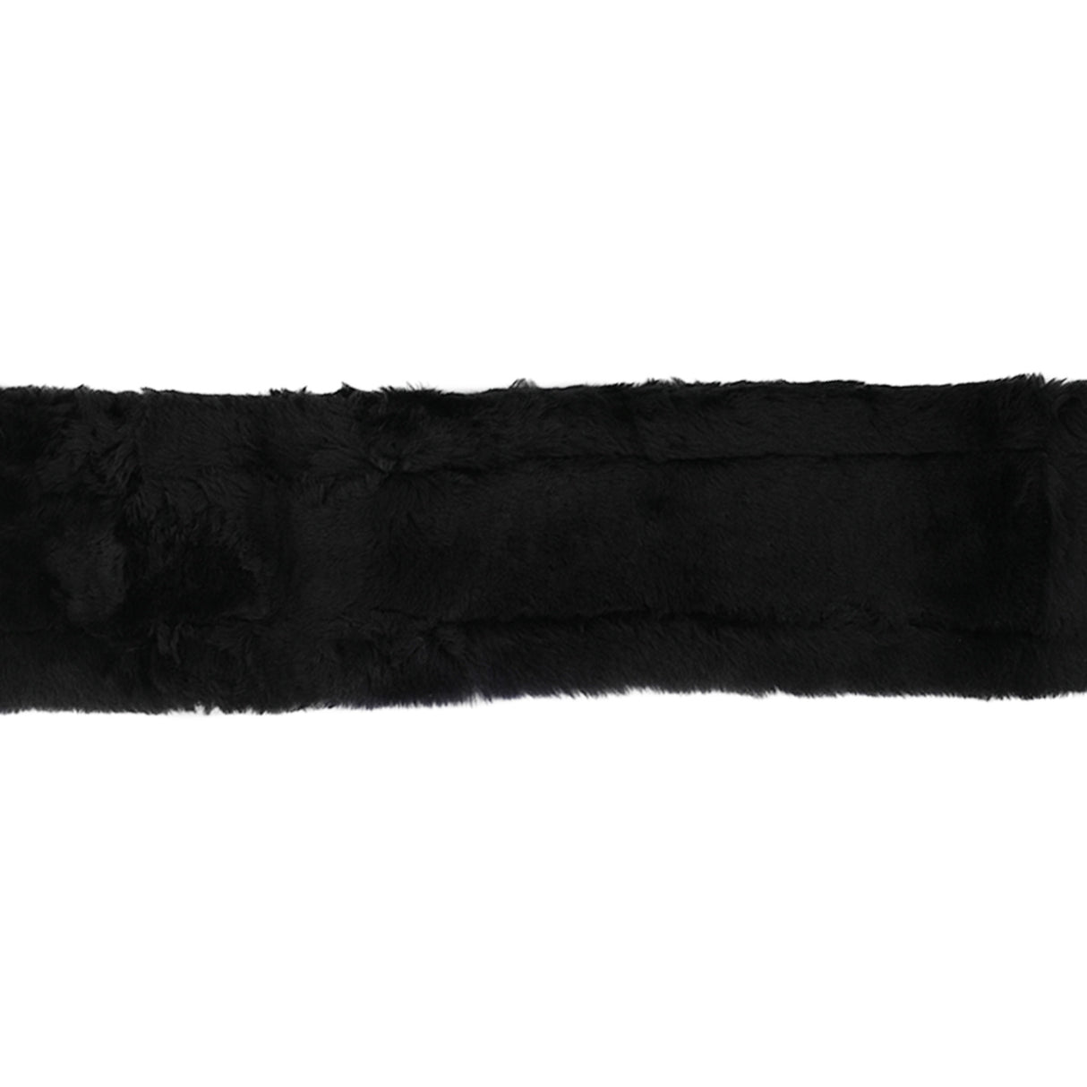 Acavallo Girth Sleeve Gel Classic Sheepskin #colour_black