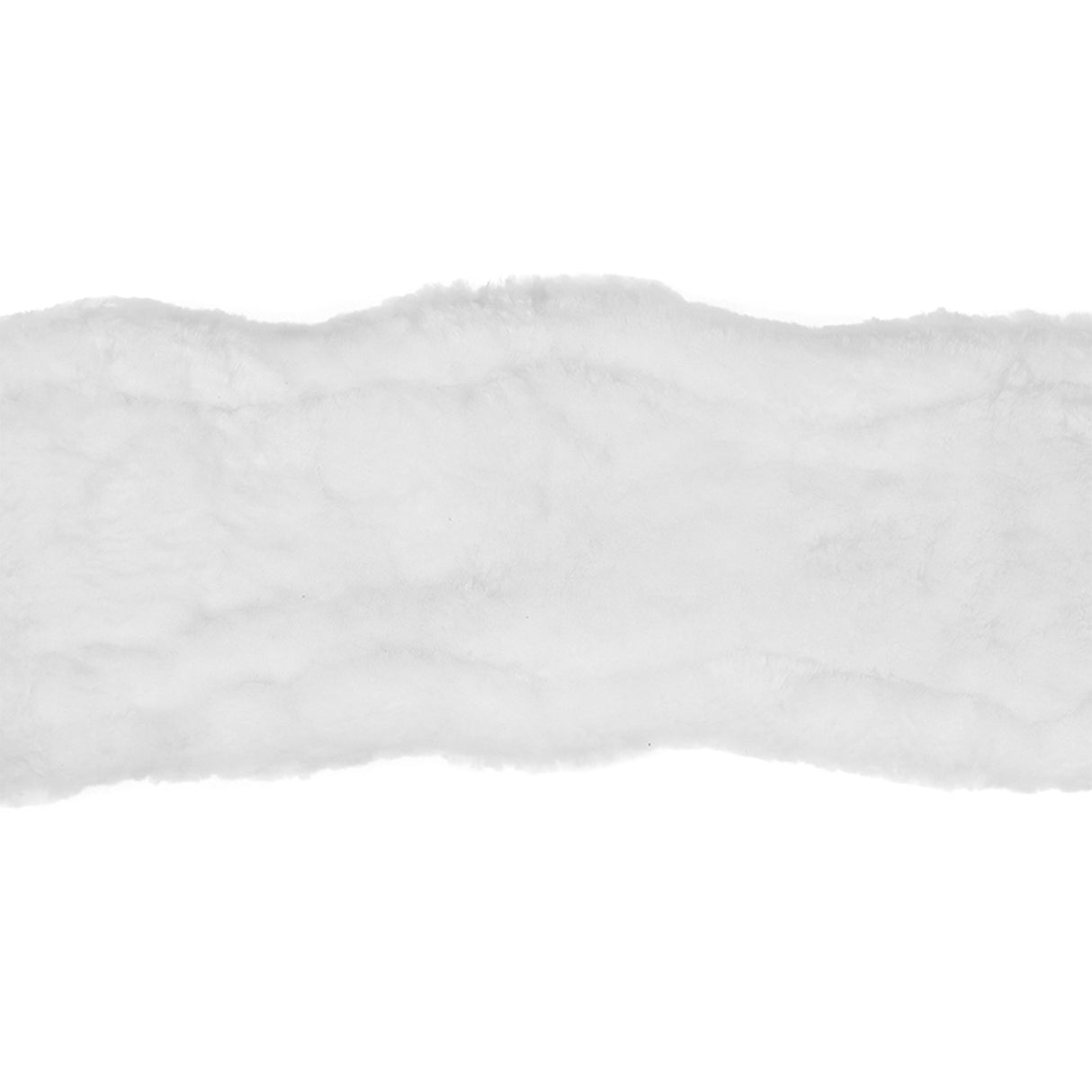 Acavallo Shaped Girth Sleeve Classic Gel Sheepskin #colour_white
