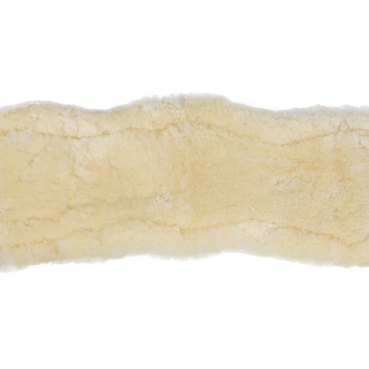 Acavallo Shaped Girth Sleeve Classic Gel Sheepskin #colour_natural