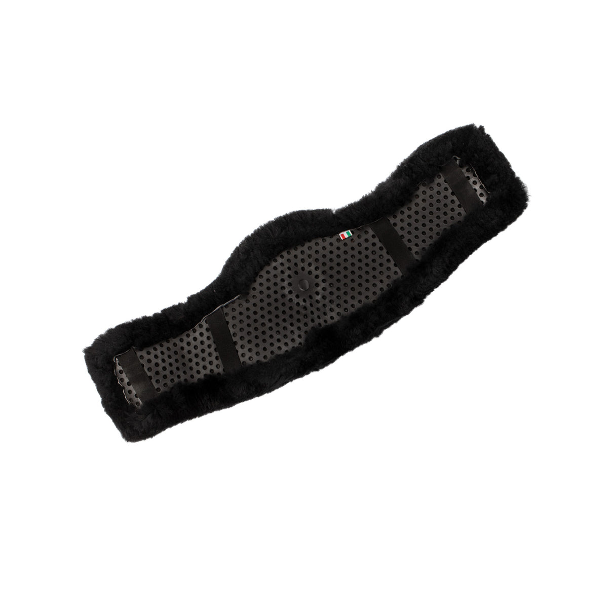 Acavallo Short Girth Sleeve Classic Gel Sheepskin #colour_black