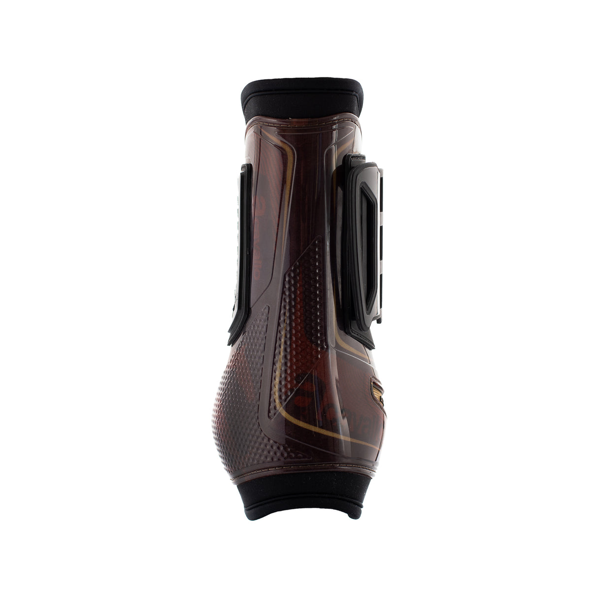 Acavallo Opera Gel Tendon Boots E-Click Fastening #colour_brown