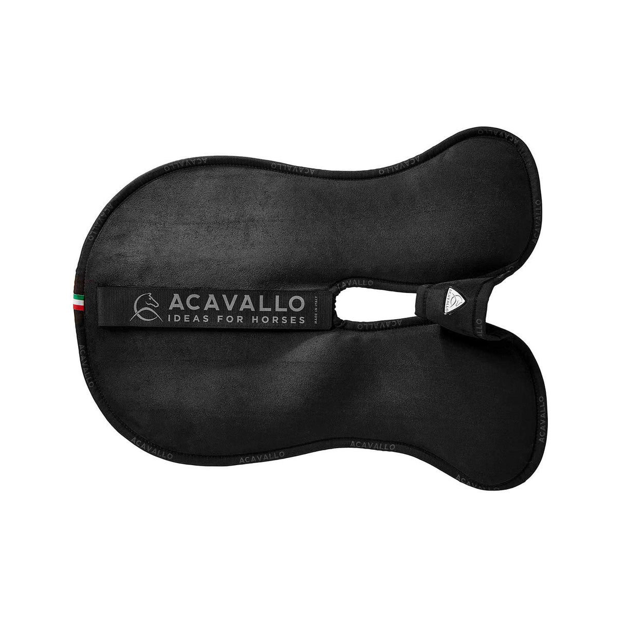 Acavallo Piuma Pad WFS Pocket Suede Flat #colour_black