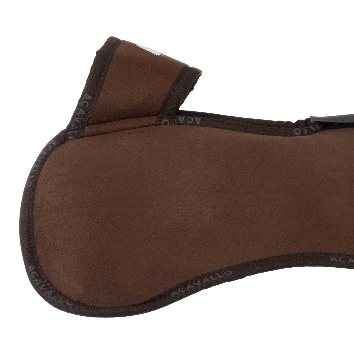 Acavallo Pad Piuma-FS WFS-FS Pocket Suede Front & Rear Riser #colour_brown-brown