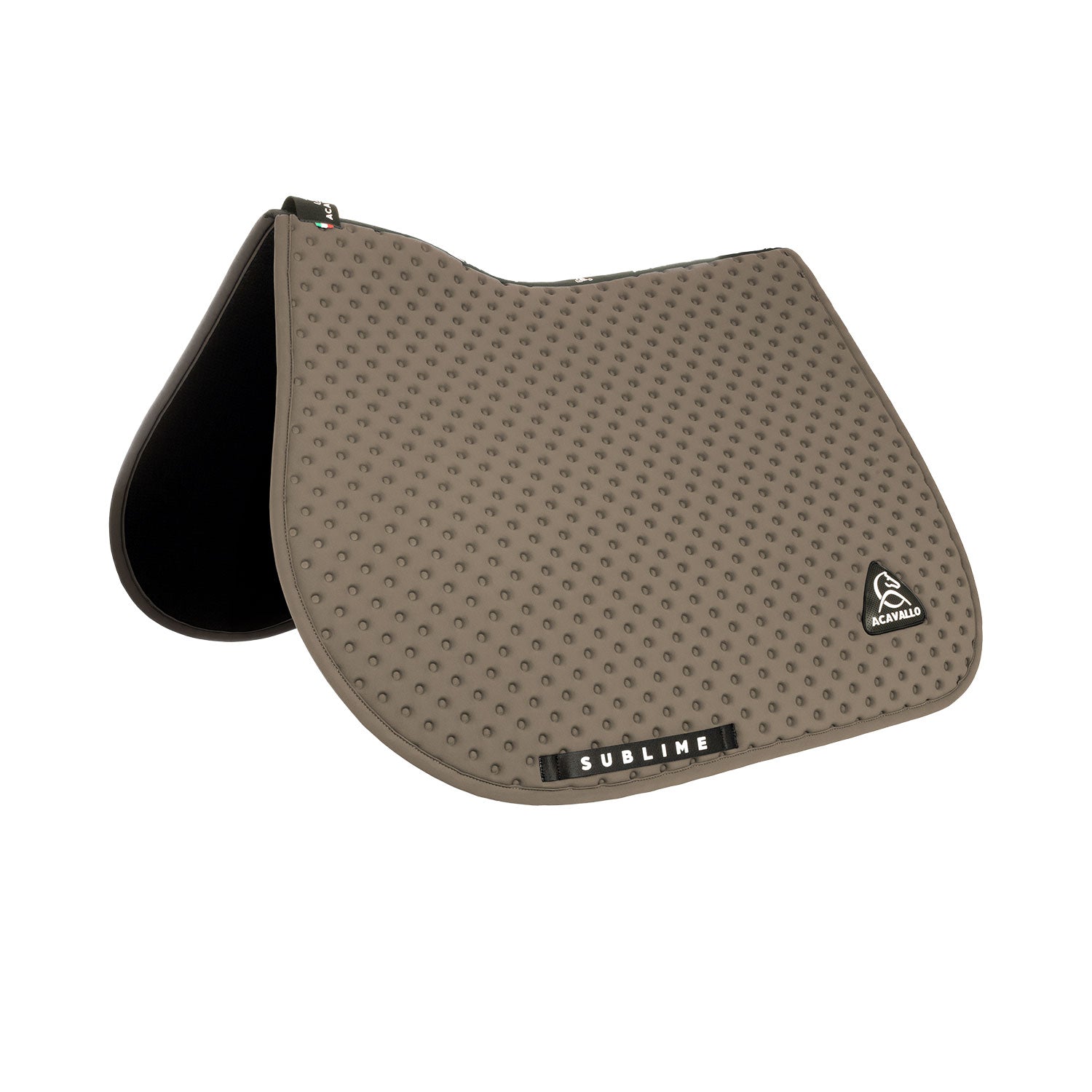 Acavallo Point Jumping Saddle Pad #colour_brown