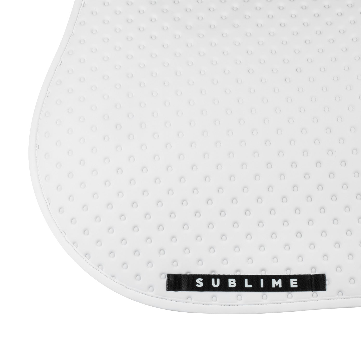 Acavallo Point Jumping Saddle Pad #colour_white