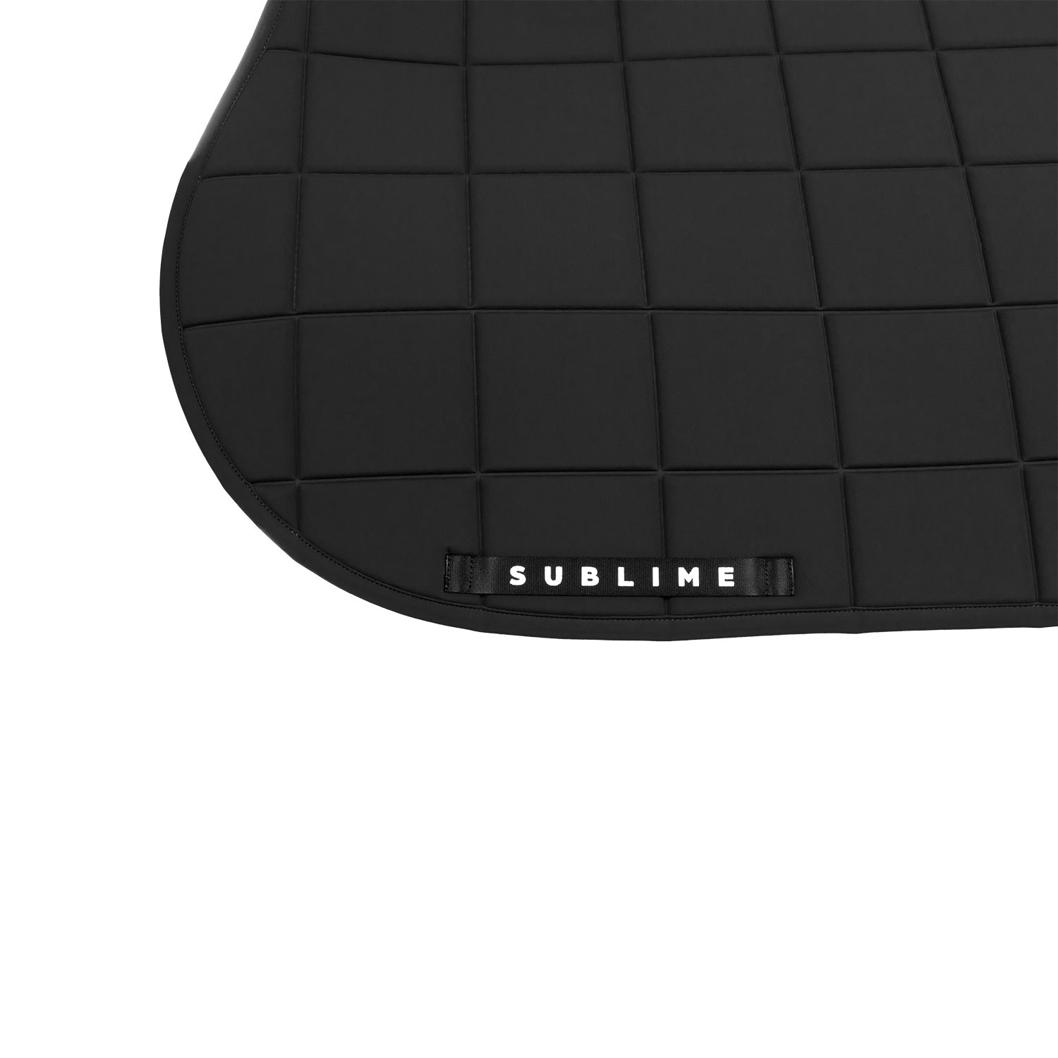 Acavallo Square Jumping Saddle Pad #colour_black