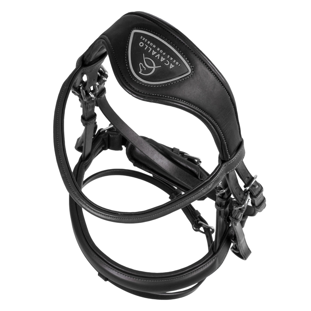Acavallo Filosofia Bridle Calfskin #colour_black